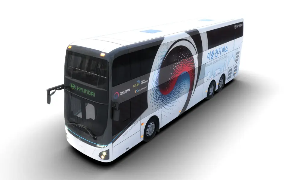 electric double-decker bus