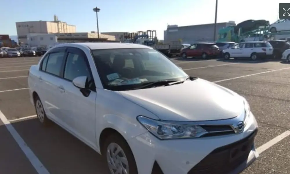 Toyota Axio X OCTANE WHITE 2019.