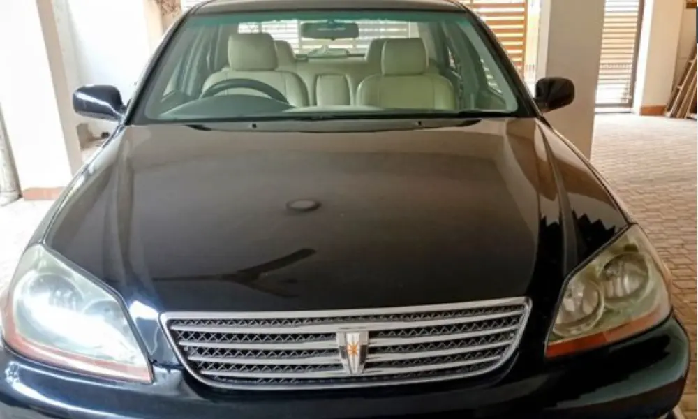 Toyota Mark II blue 2003