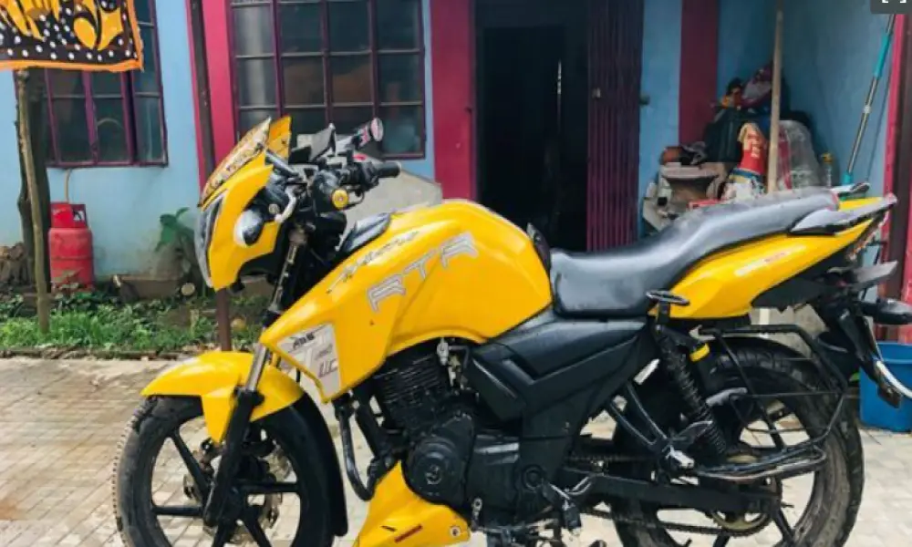 TVS APACHE RTR 150 yellow Bird 2012