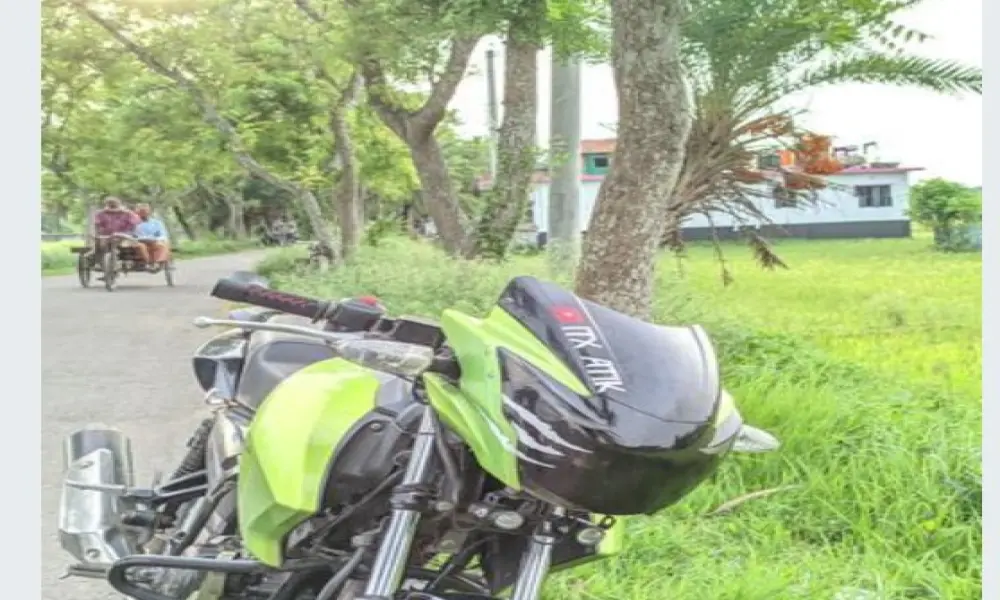TVS Apache RTR Green Color 2016